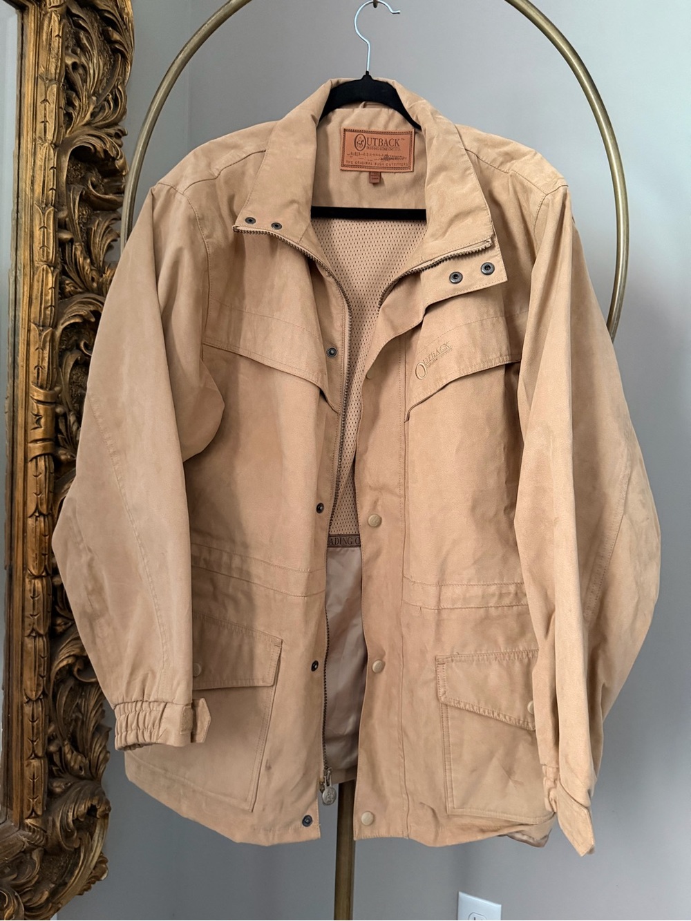 NWOT Outback Trading Company Men’s Tan Jacket